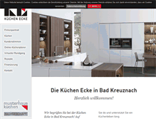 Tablet Screenshot of kuechenecke.de